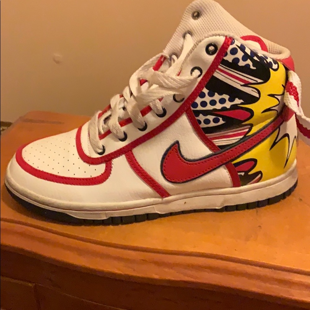 Kids Nike comic book sneakers